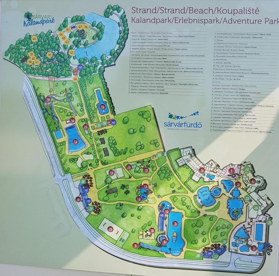 Zafir Sziget Apartman Sarvar Ngoại thất bức ảnh